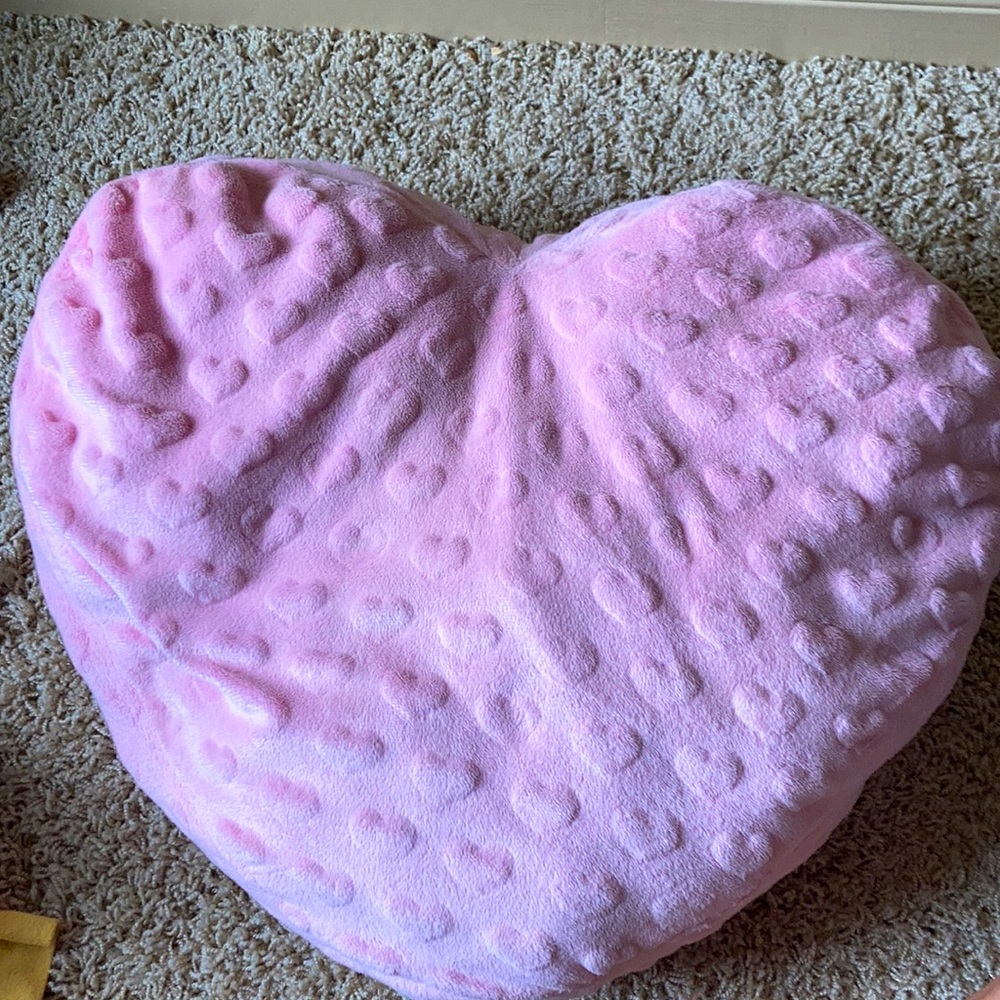 heart shaped pillow